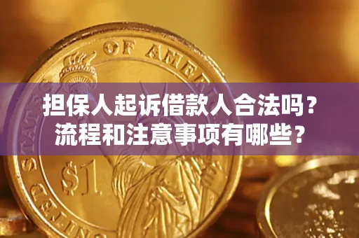 济南担保人起诉借款人合法吗？流程和注意事项有哪些？