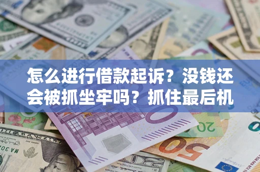 济南怎么进行借款起诉？没钱还会被抓坐牢吗？抓住最后机会！